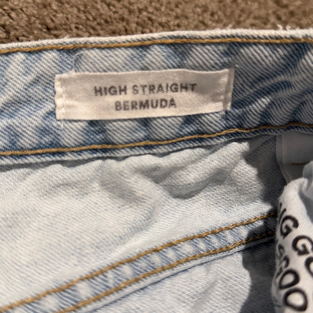 Cotton On High Straight Bermuda Jean Shorts - Picture 3 of 5